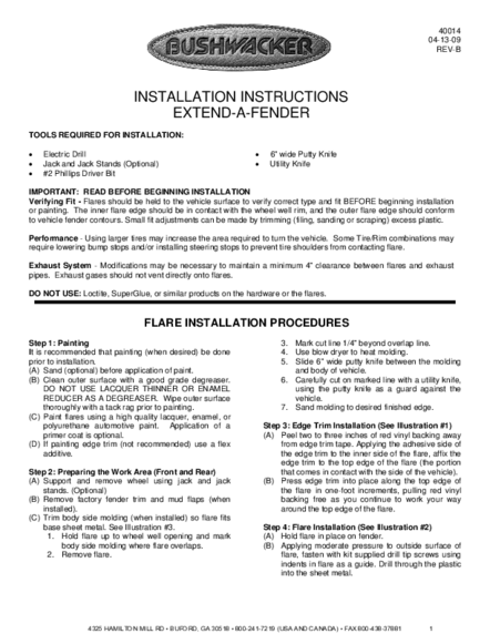 Installation Manual